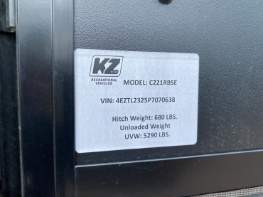 2023 - K-Z - Connect SE 221RBSE   Rear Bath     1 Slide