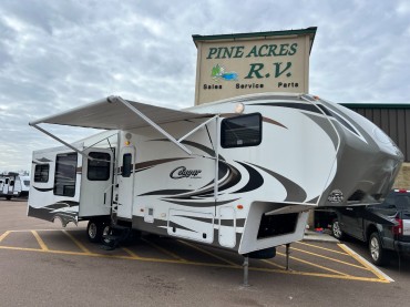 2013 - Keystone - Cougar 333MKS  2 New Recliners - Click for Details